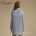 Alta calidad personalizada al por mayor Erdos Merino lana 12Gg tenedor abierto diseño de suéter para niña